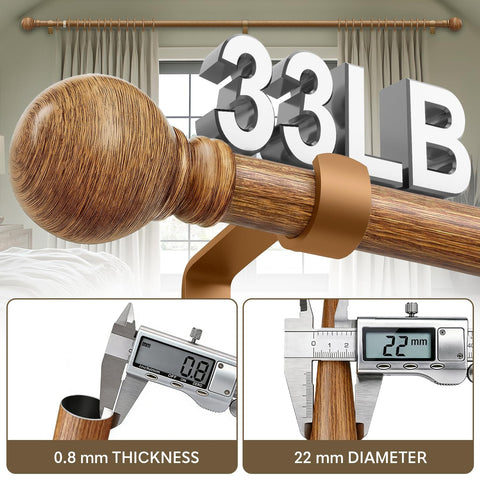 Immiehh 2-pack includes brackets and screws for quick secure installation.