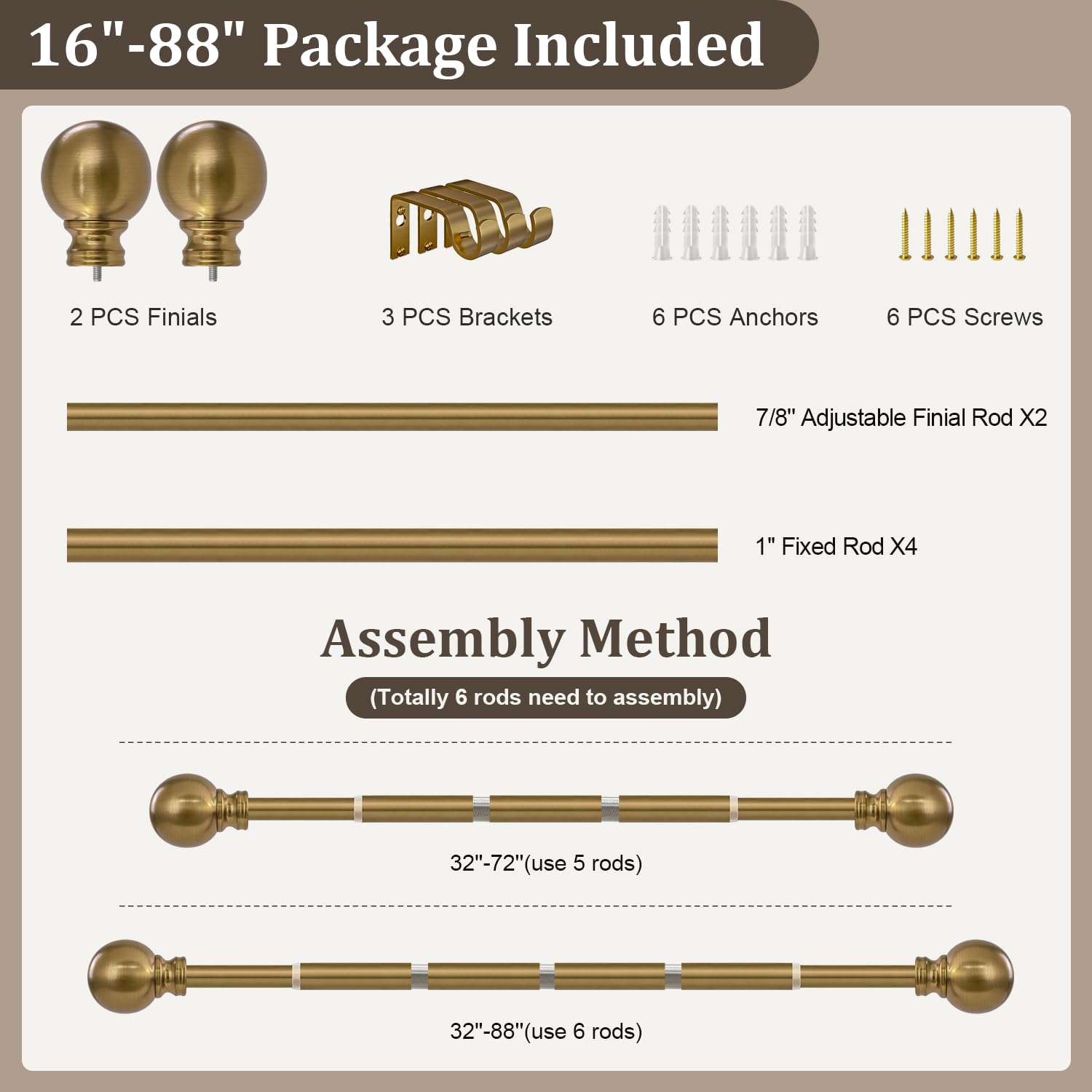 Immiehh durable metal finish withstands daily use with style
