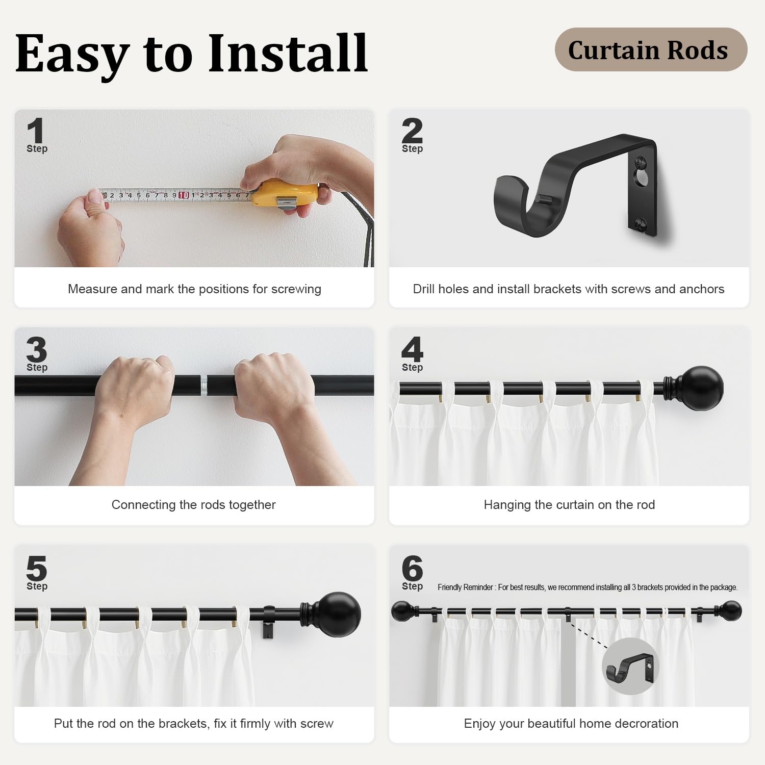 Immiehh user-friendly design simplifies installation and adjustment in minutes.