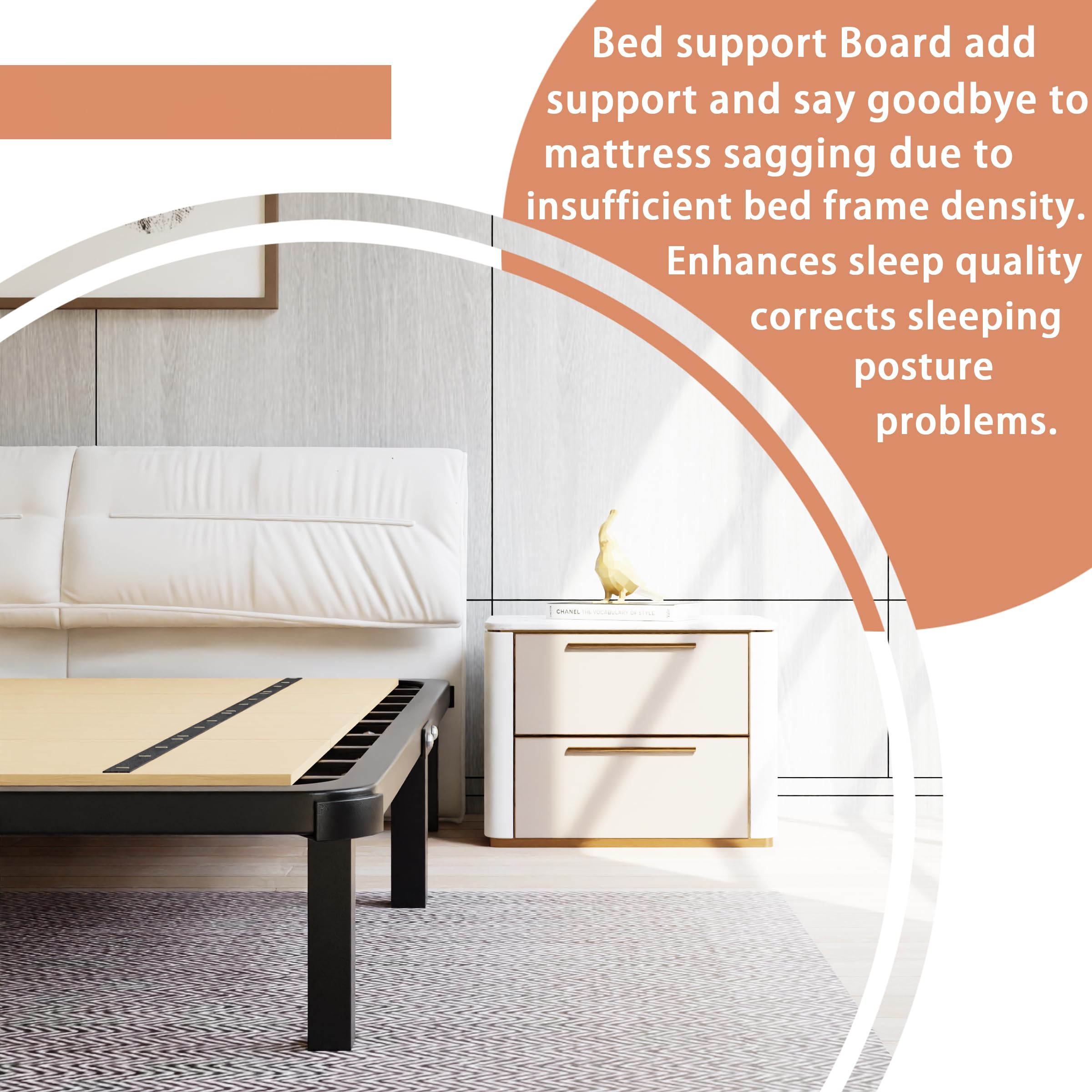 Imperius bed board under mattress delivers firm, low-profile support without bulk.