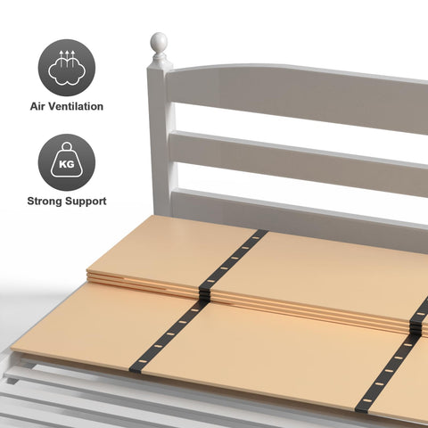 Imperius bed board under mattress setup for queen size bed.