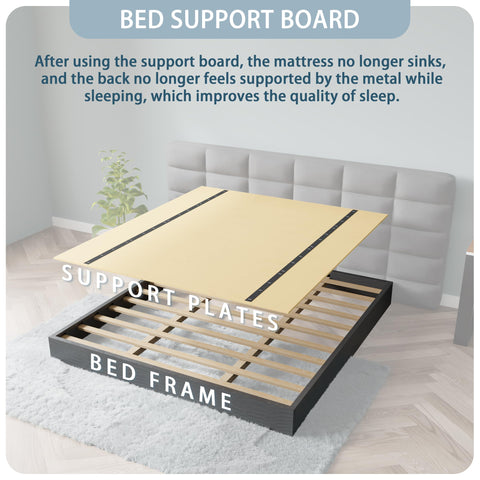Imperius foldable bed board travel-friendly design saves space between uses.