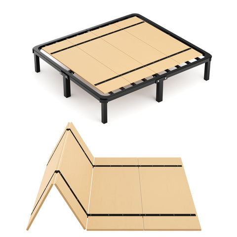 Imperius foldable box spring bunkie board offers added support and reduces sag.