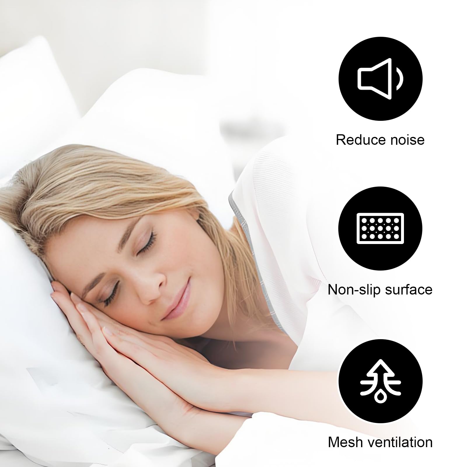 Imperius slim queen bed board improves mattress stability.