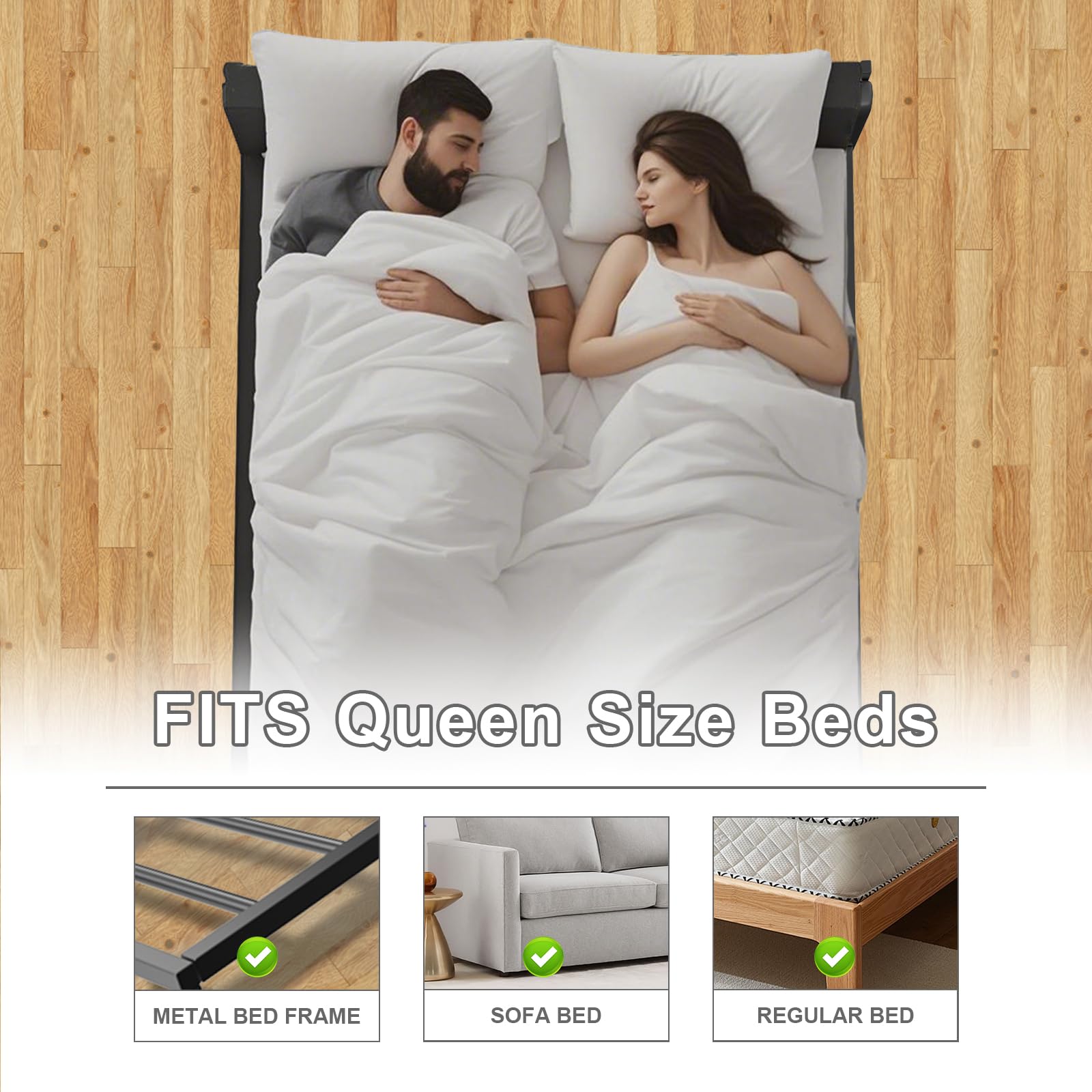 Imperius under-mattress support board compatible with bunk beds.