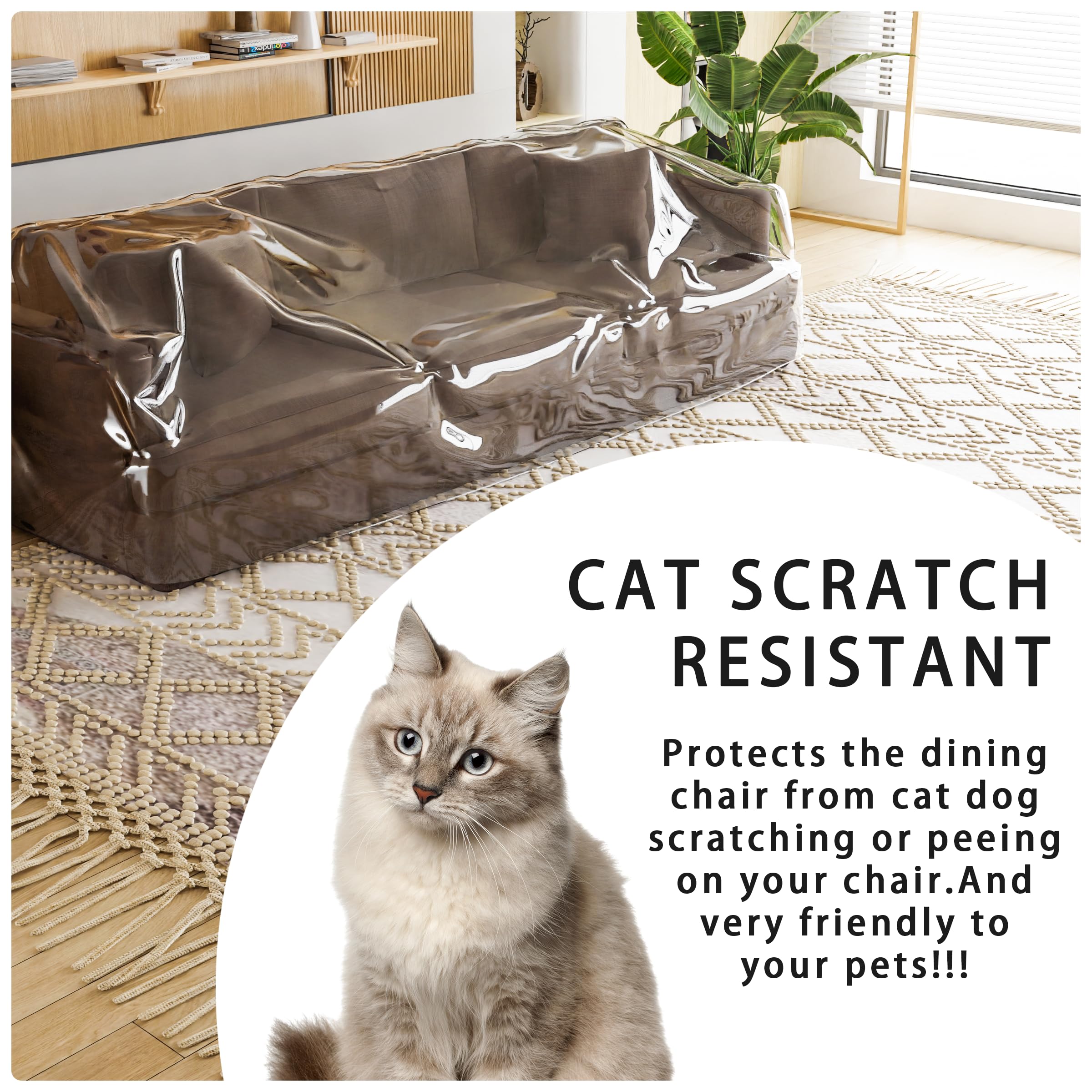 Imperius waterproof sofa cover creates a transparent shield against spills