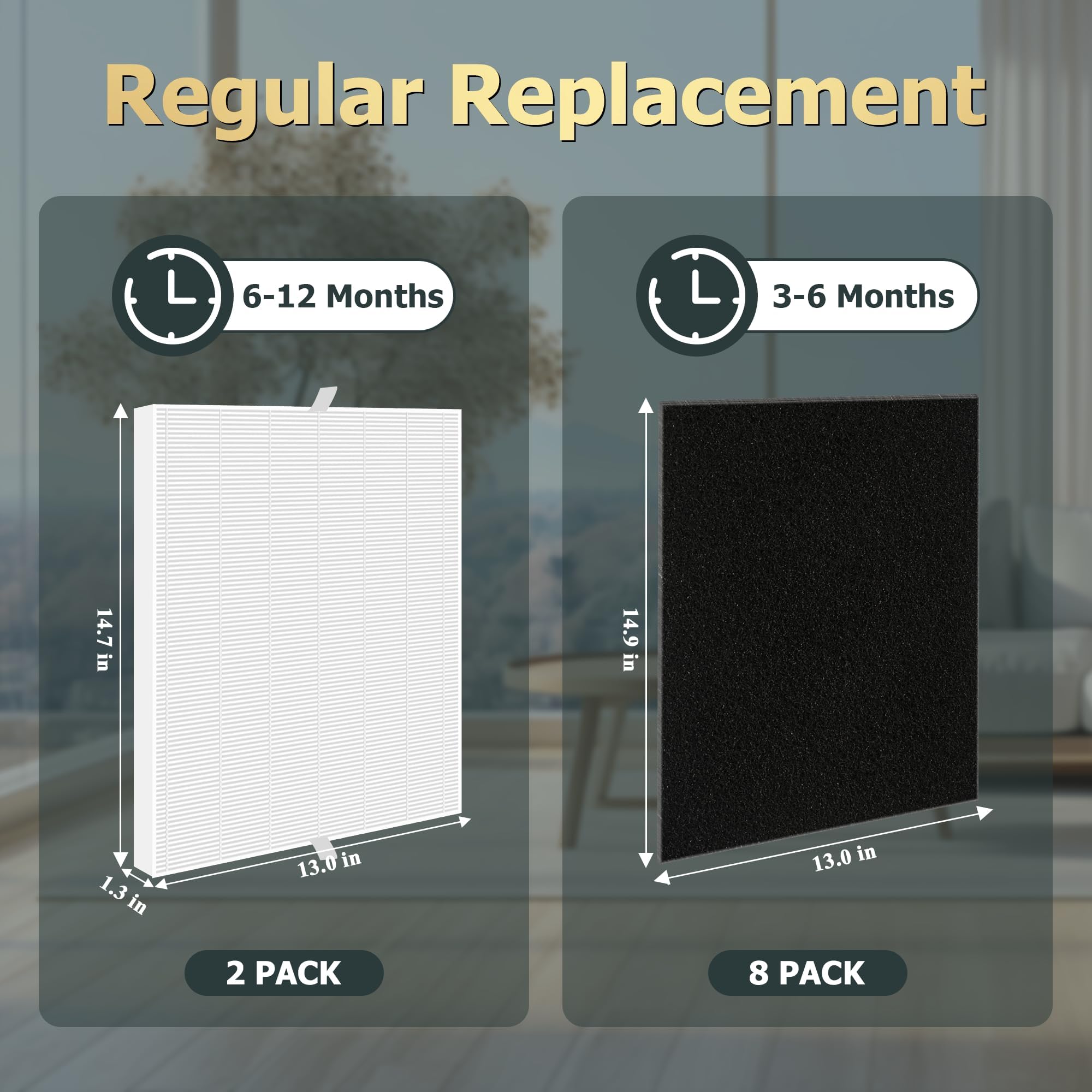 Improvedhand airmega purifier interior with replacement filter installed