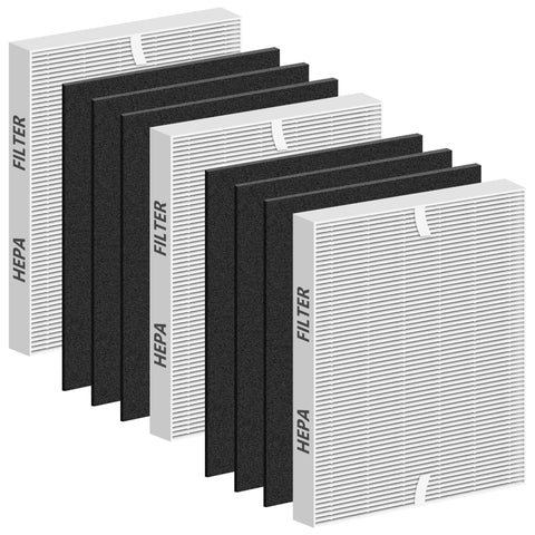 Improvedhand AP-1512HH main filter close-up showing high-efficiency fibers for cleaner air