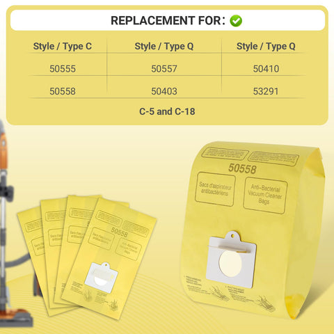 Improvedhand bags inside vacuum—secure fit maintains suction and containment.