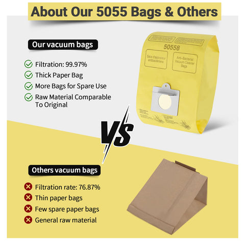 Improvedhand compatibility guide—quick reference for 50555 to 50558.