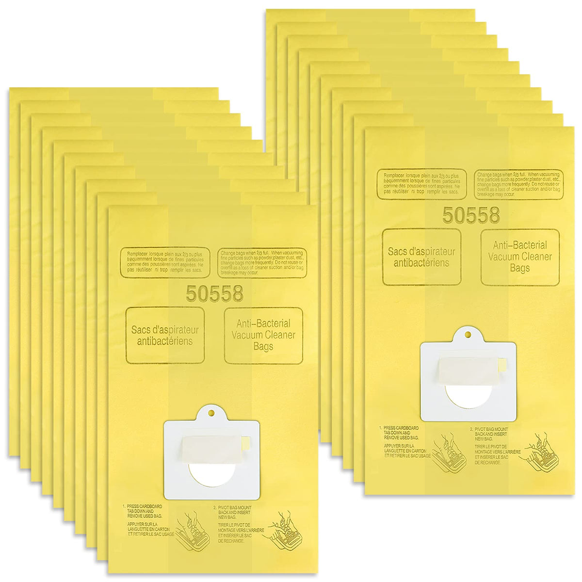 Improvedhand Kenmore Type C bags package for easy replacement and mess-free cleaning.