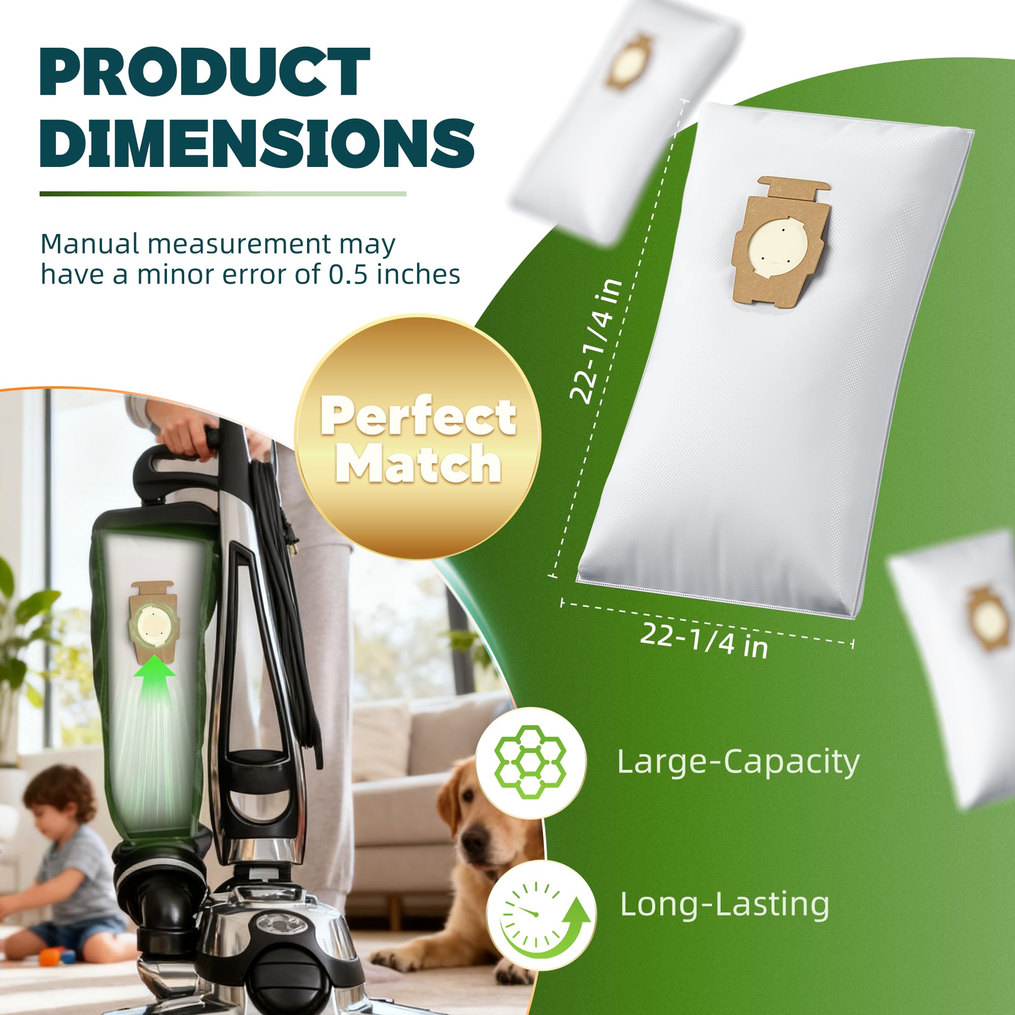 Improvedhand Kirby Sentria Avalir bags pack designed for precise compatibility.