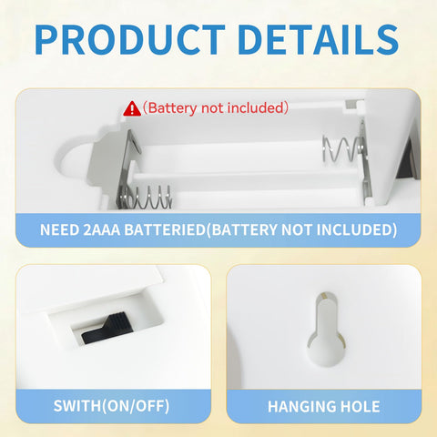 imprsv led grad sign casts warm cordless light.