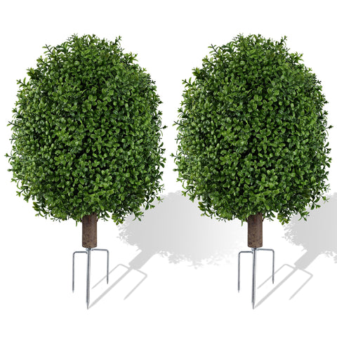 INSPRING dense green foliage ball forms a lush focal point.