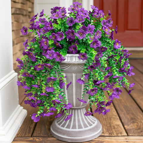 INSPRING silk daisies create elegant porch or window box displays