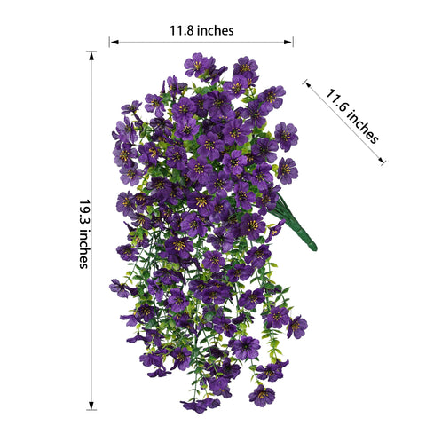INSPRING UV-resistant faux flowers withstand sun and rain without fading