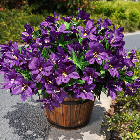 INSPRING silk flower detail highlighting soft petals and stems