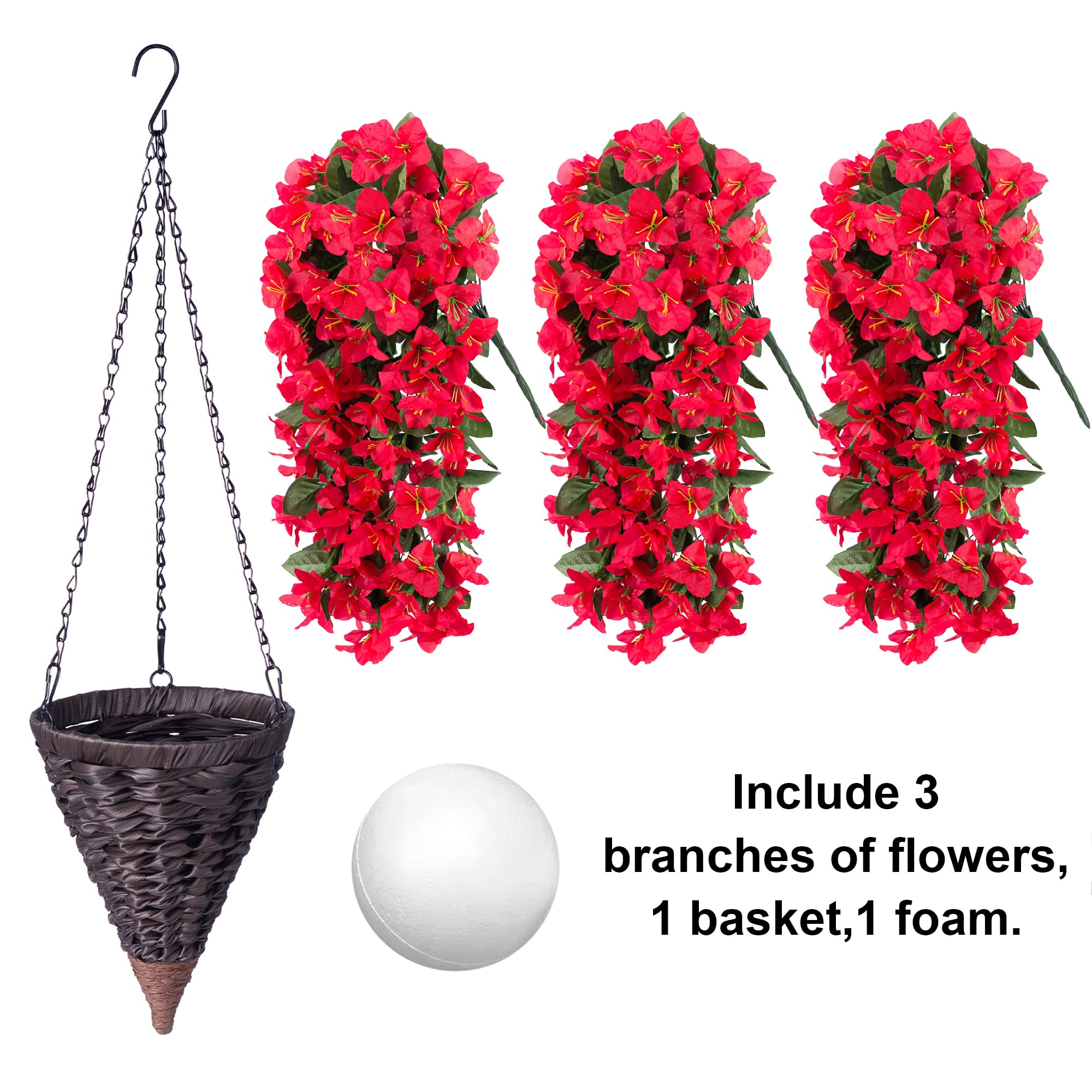 INSPRING UV resistant fake flowers stay bright in sunlight