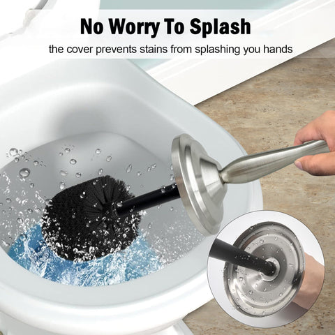 Indecor Home brushed nickel anti-splash cover helps protect surfaces from splashes