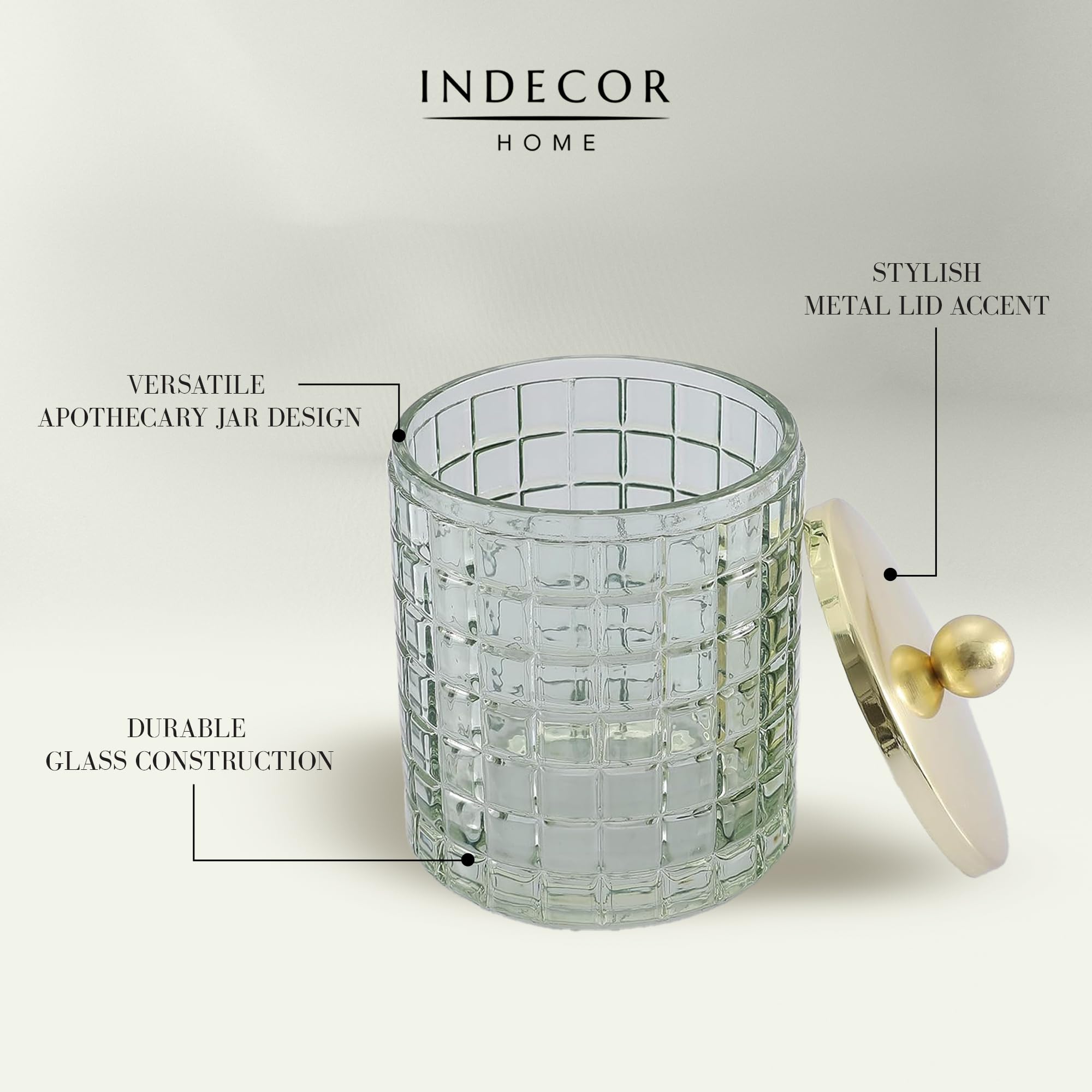 Indecor Home small accessories stay organized.