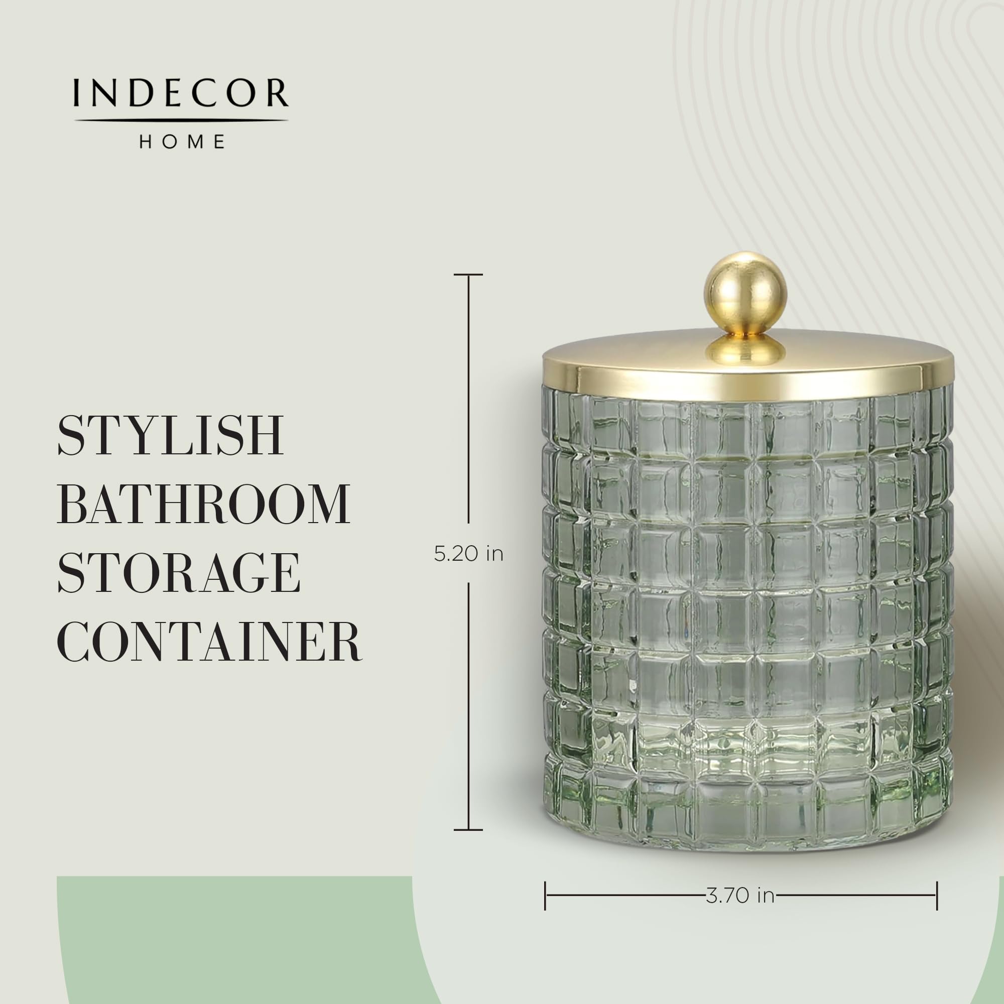 Indecor Home versatile jar for office or pantry.