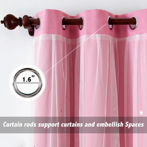 Indistar double-layer curtains offer insulation and sound dampening.