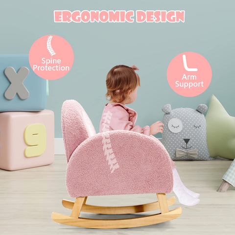 INFANS cushioned armrests support relaxed arms and longer comfort