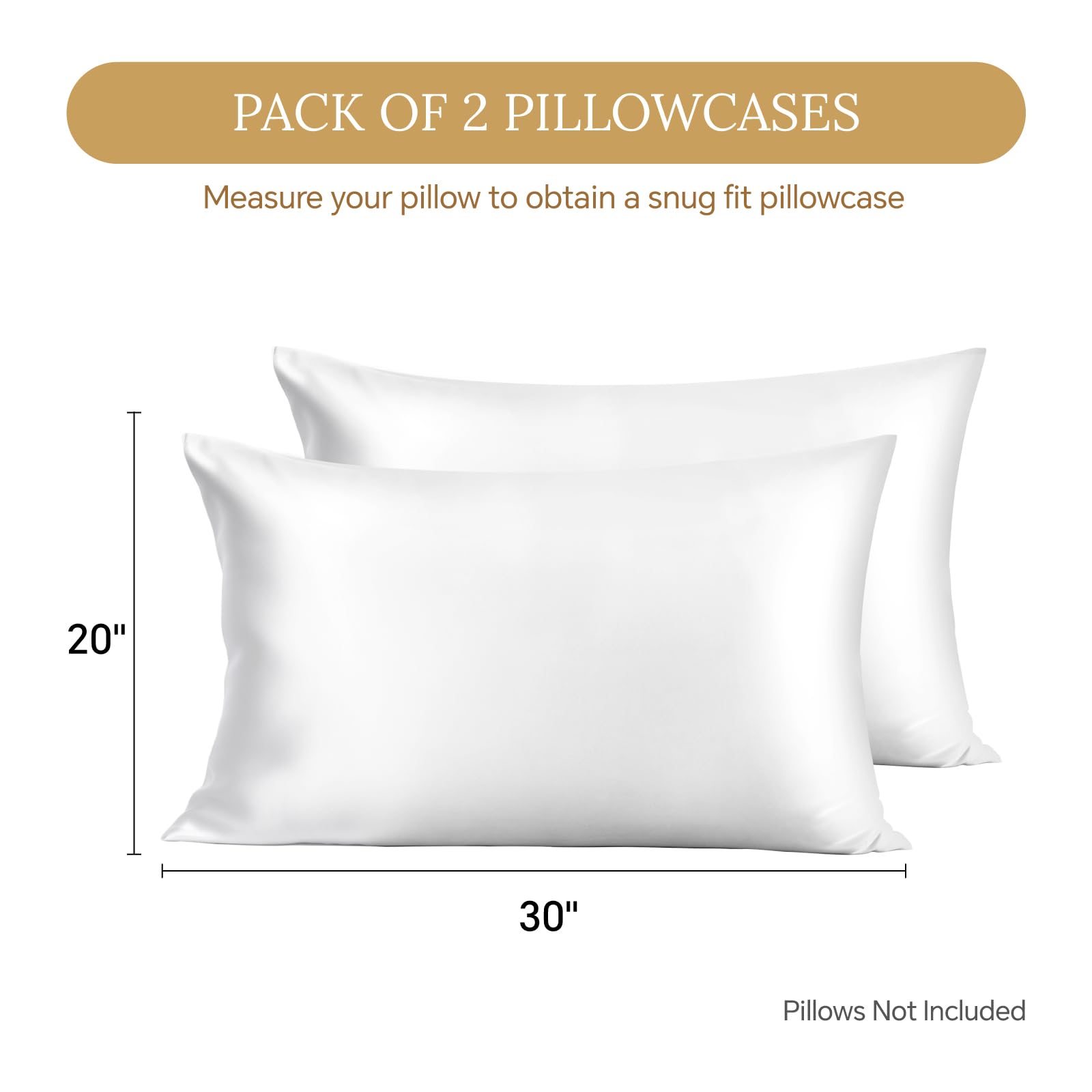 INFIIXSO silk pillowcase close-up shows ultra-smooth surface for frictionless sleep