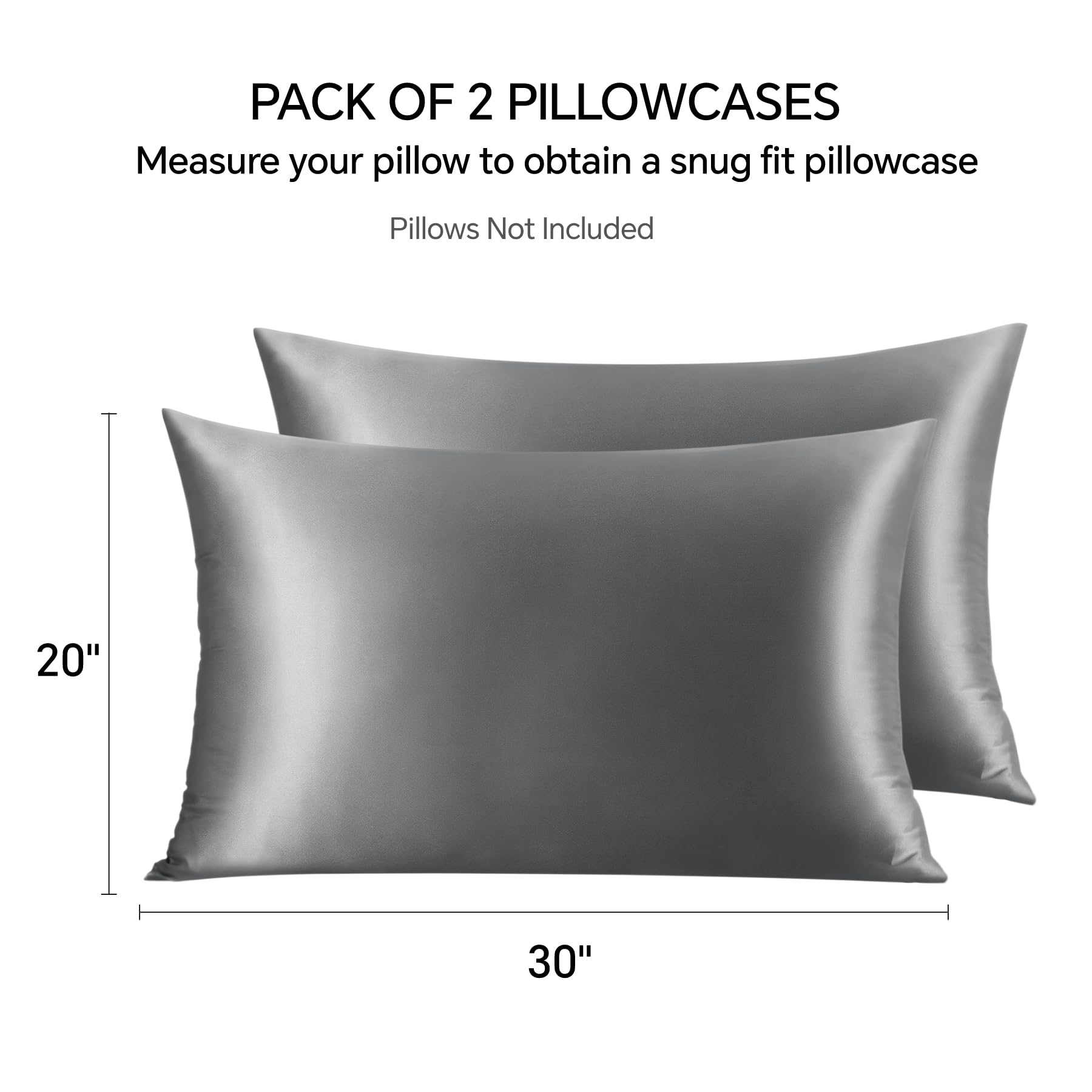 INFIIXSO queen size pillowcase 20x30 inches compatibility with standard pillows.