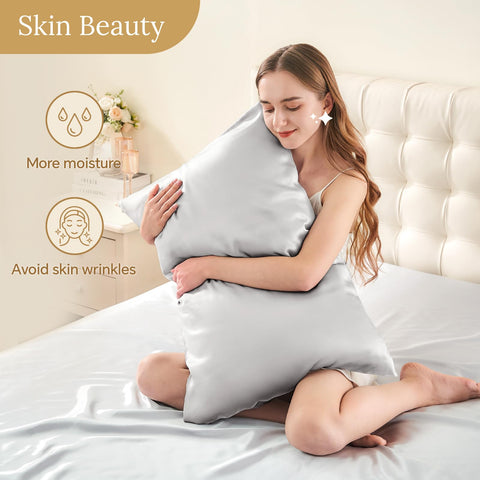 INFIIXSO ultra-soft silk pillowcase surface and texture