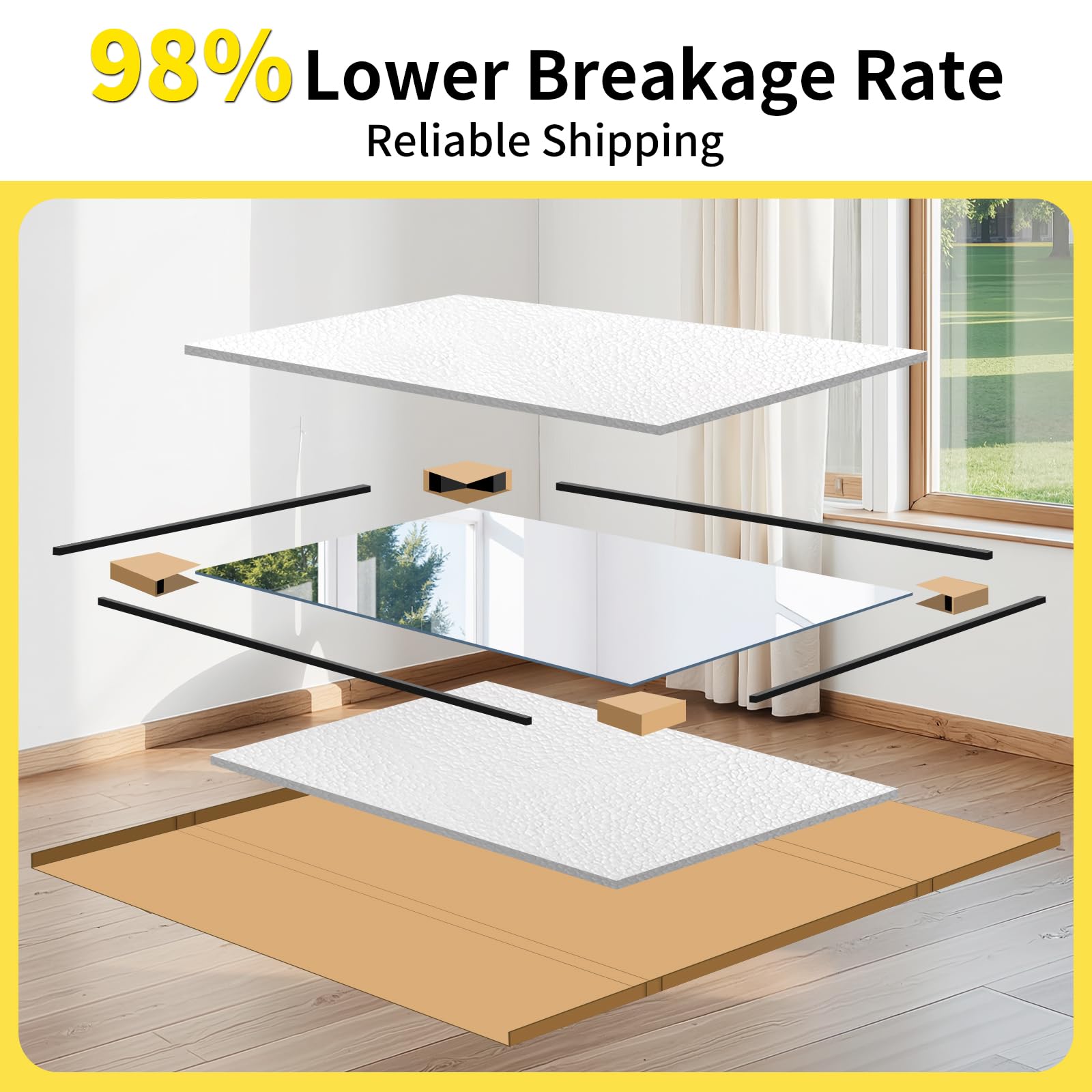 InfiniGlass modular 2-pack forms a single large display