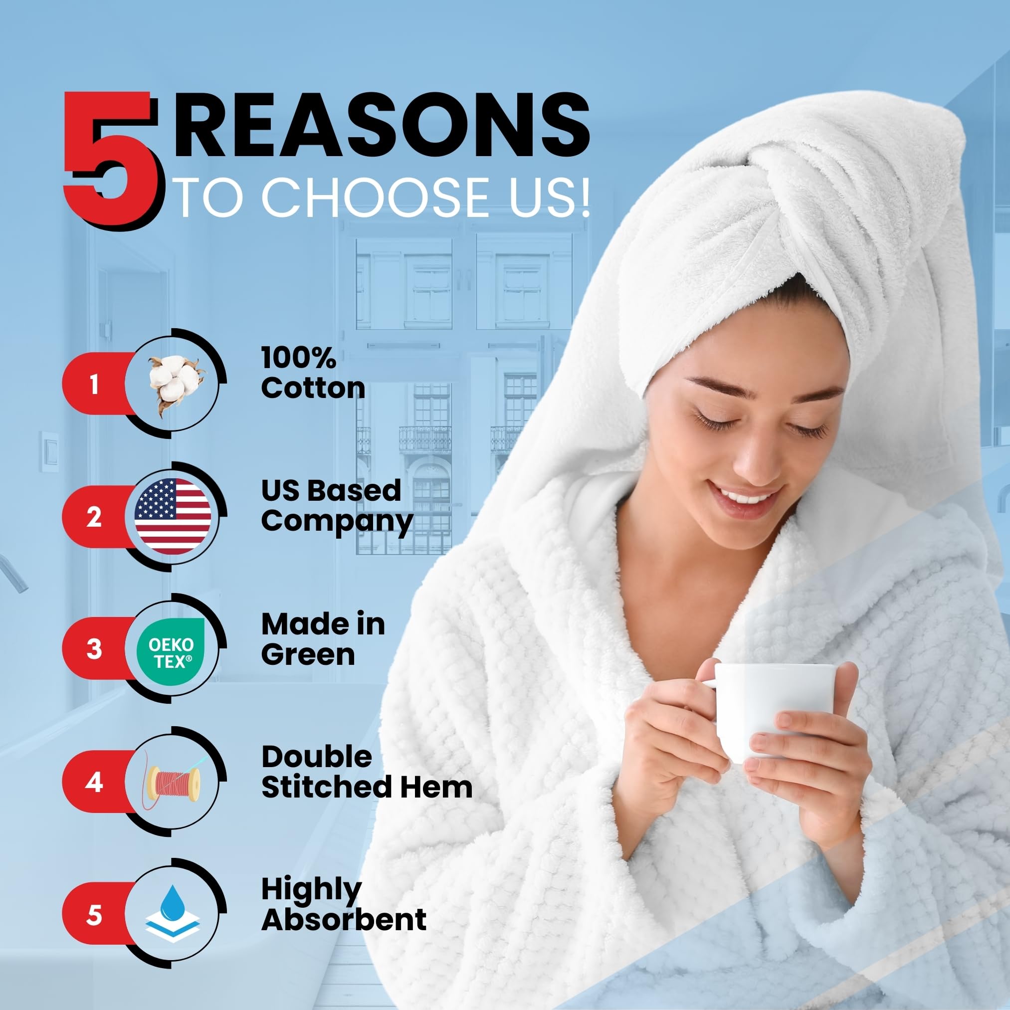 Infinitee Xclusives absorbent cotton towels close-up highlighting plush texture.