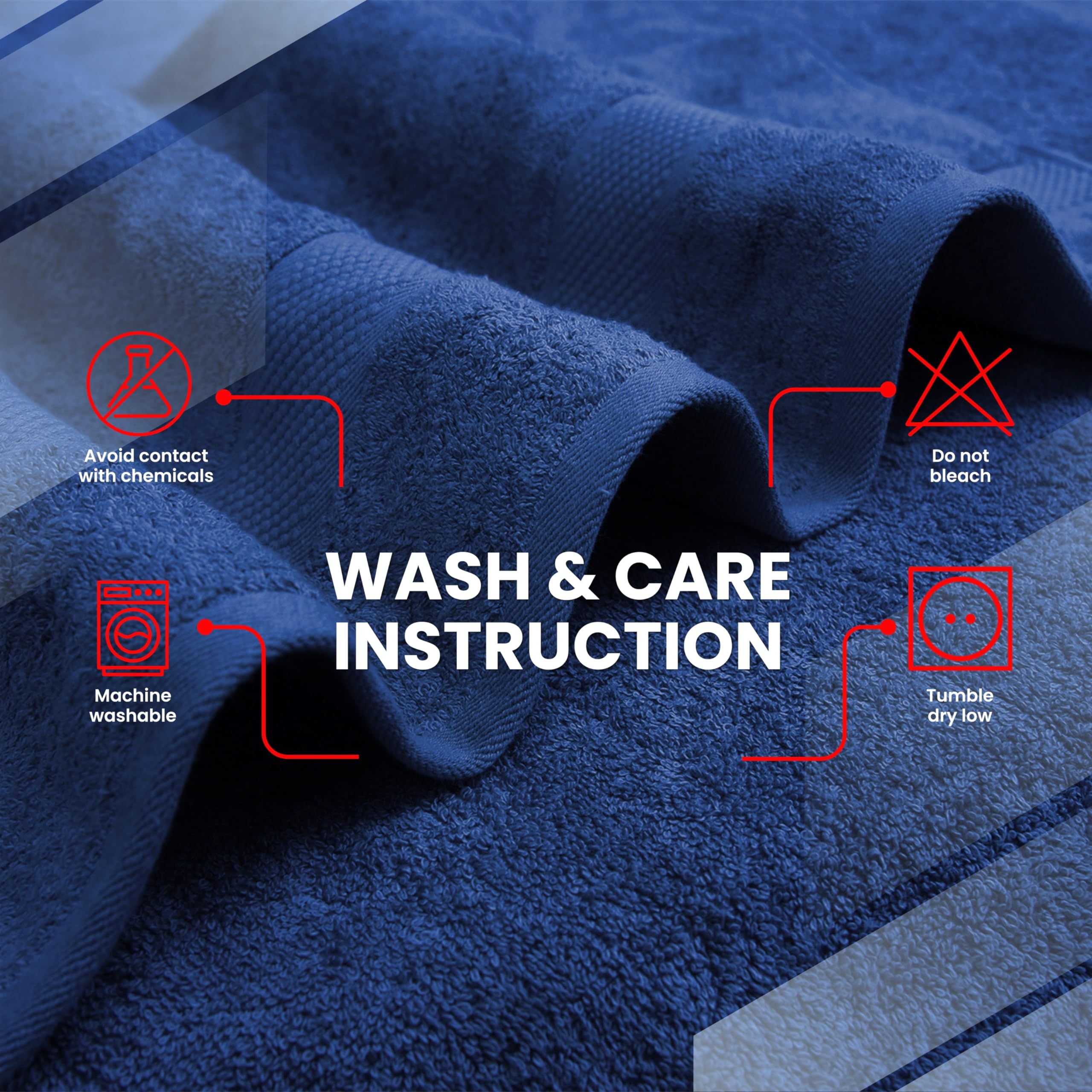 Infinitee Xclusives 27x54 towels deliver plush comfort for everyday routines.