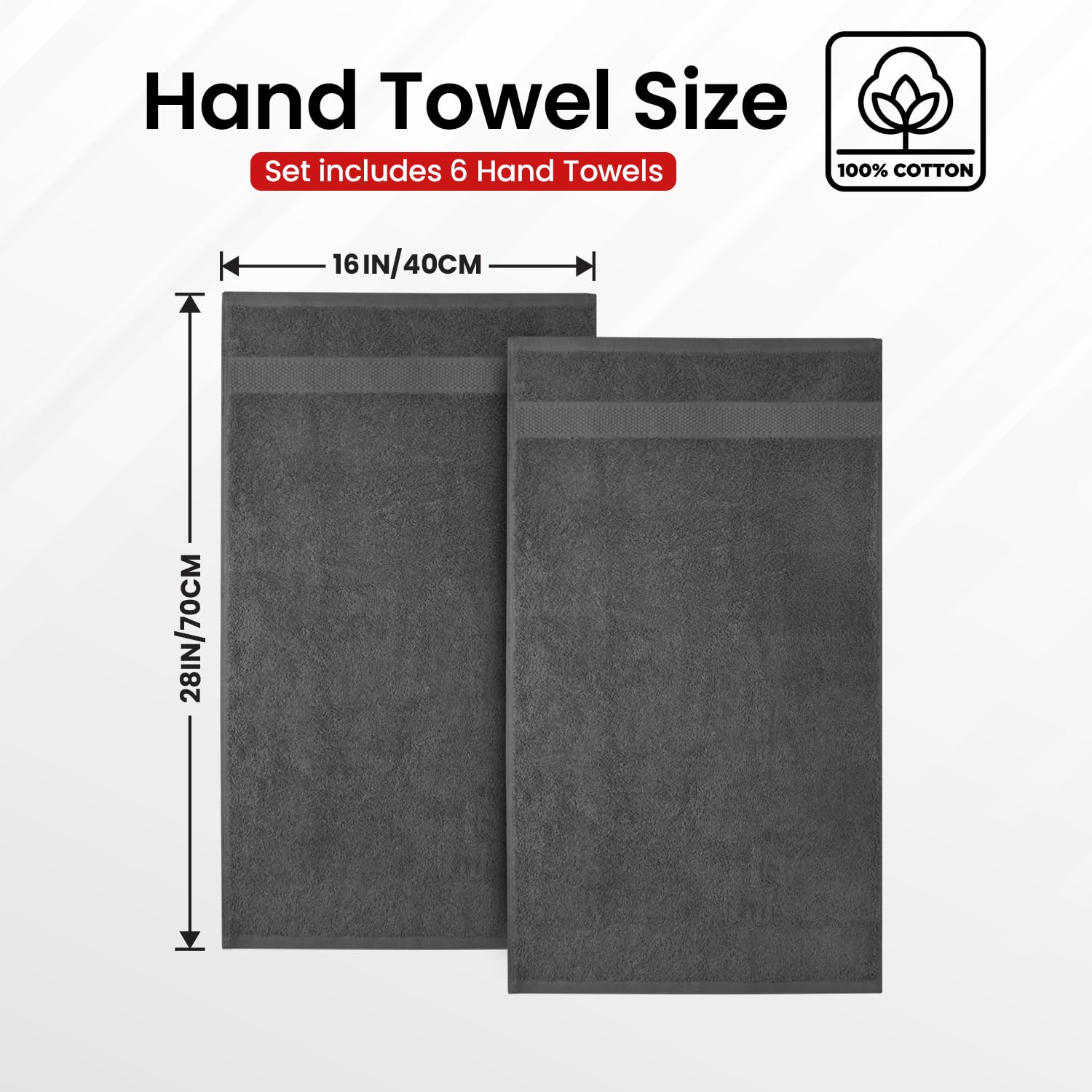 Infinitee Xclusives 16x28 inch towel absorbing moisture quickly after shower