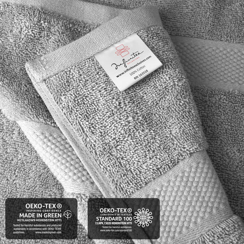 Infinitee Xclusives durable long-lasting towel stays soft after many washes.