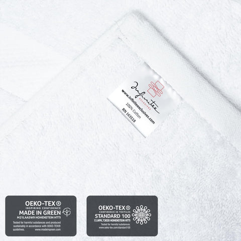 Infinitee Xclusives highly absorbent towels for quick post-shower drying.