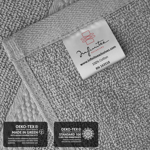 Infinitee Xclusives hotel-quality towels add a timeless touch to any bathroom