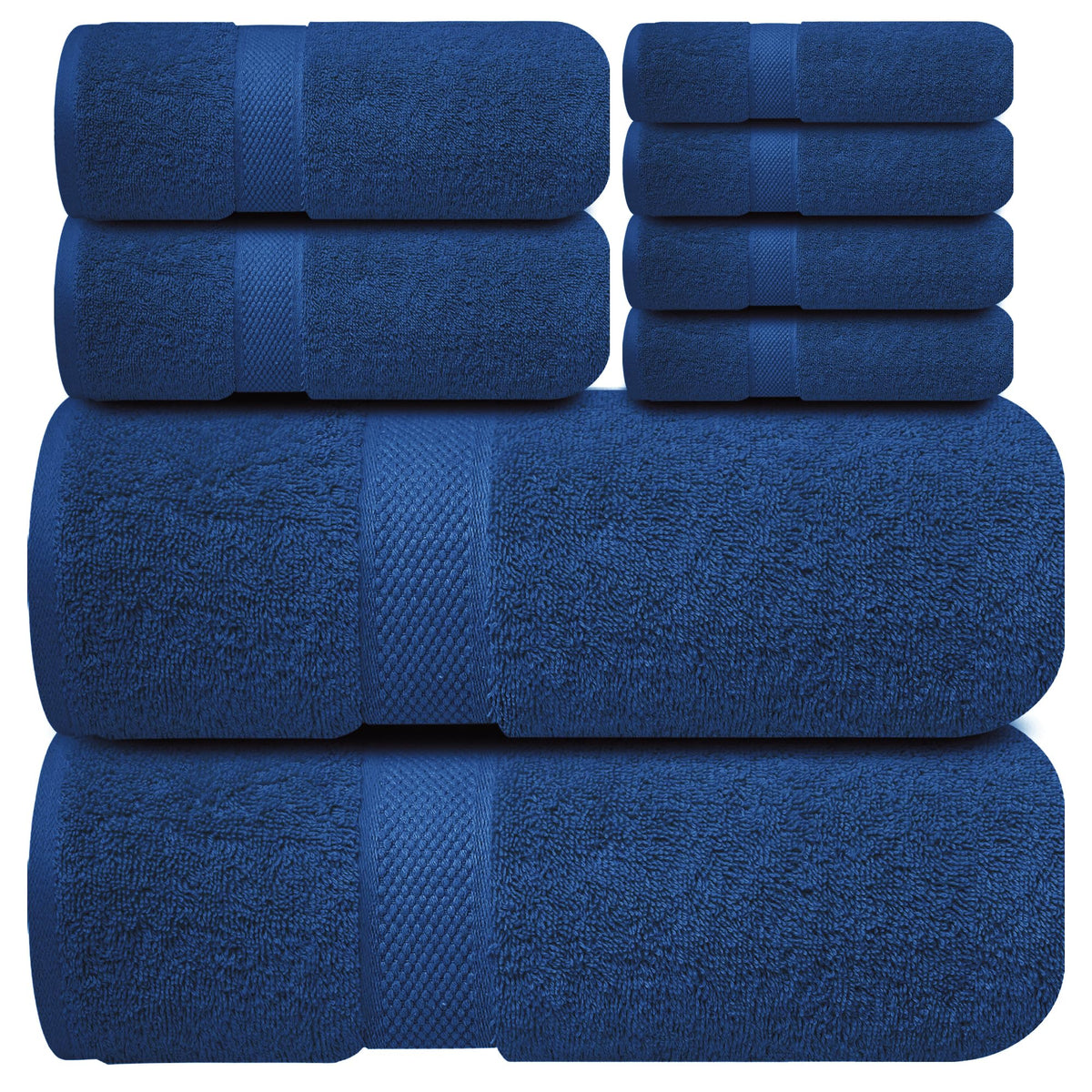 Infinitee Xclusives luxury 100% cotton bath towels with plush softness and absorbency