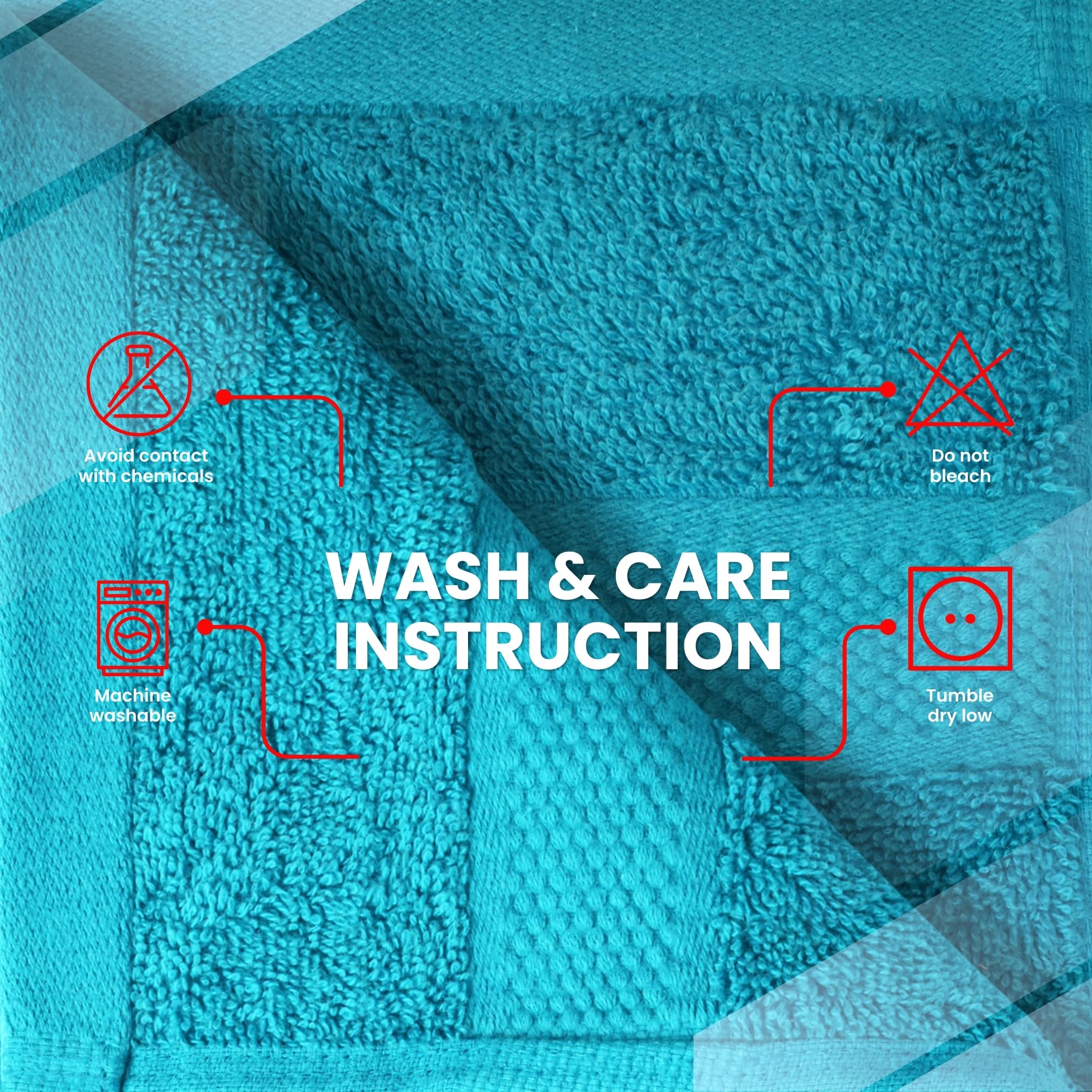 Infinitee Xclusives machine-washable washcloth suitable for easy care and repeated use.