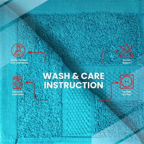 Infinitee Xclusives machine-washable washcloth suitable for easy care and repeated use.