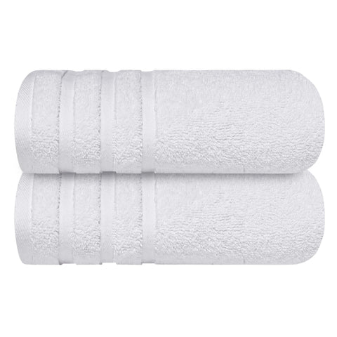 Infinitee Xclusives premium white towels pack-2 ready for daily use.