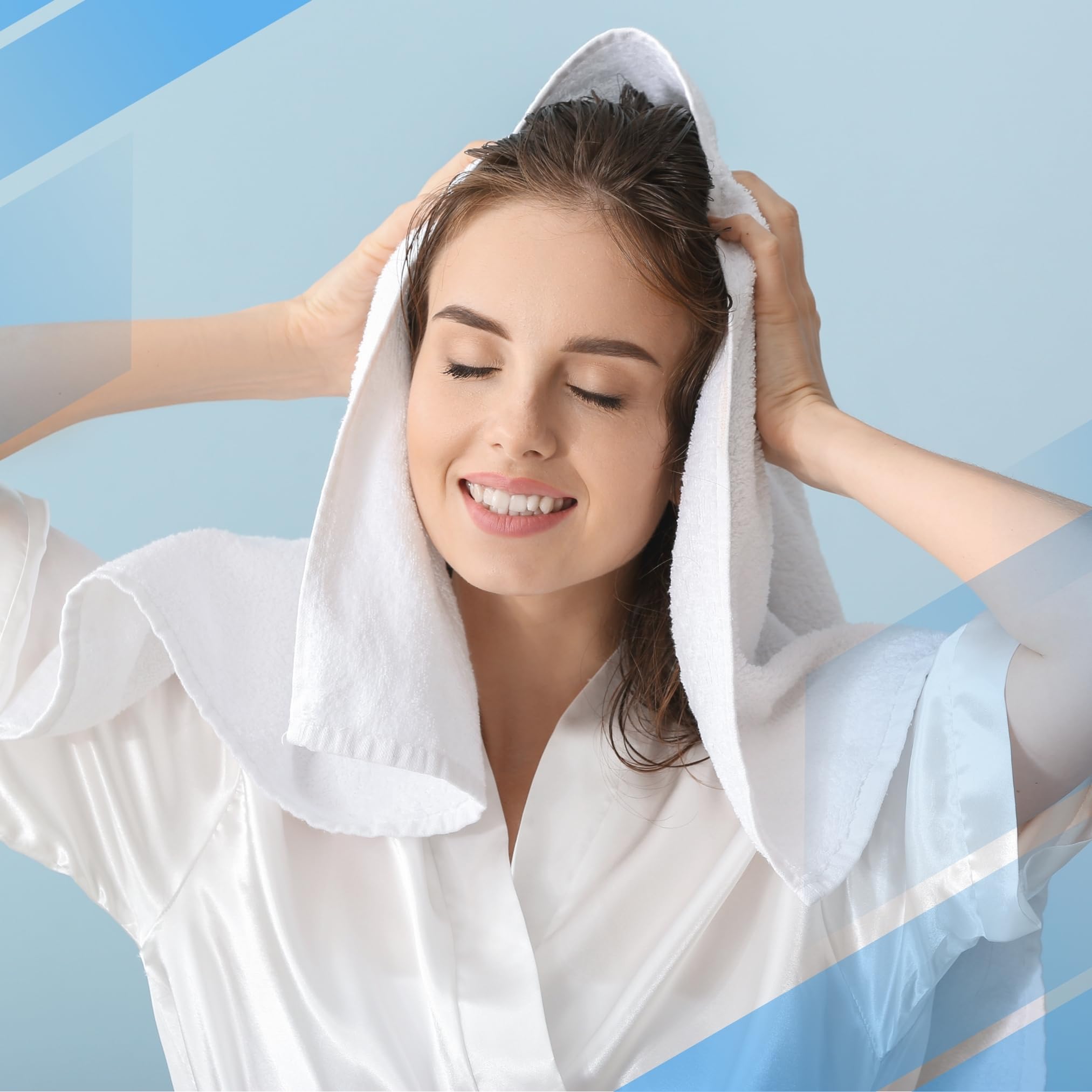 Machine washed care Infinitee Xclusives Purple Hand Towels stay vibrant after washing