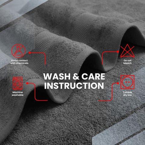 Four-towel set from Infinitee Xclusives delivers consistent softness.