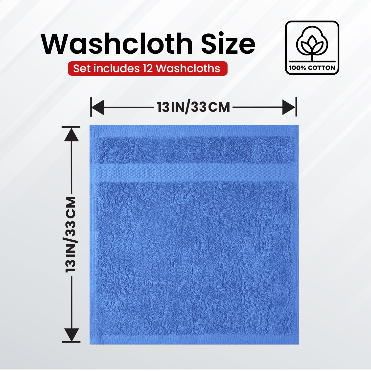 Infinitee Xclusives durable double-stitched cotton towels stay plush after multiple washes.
