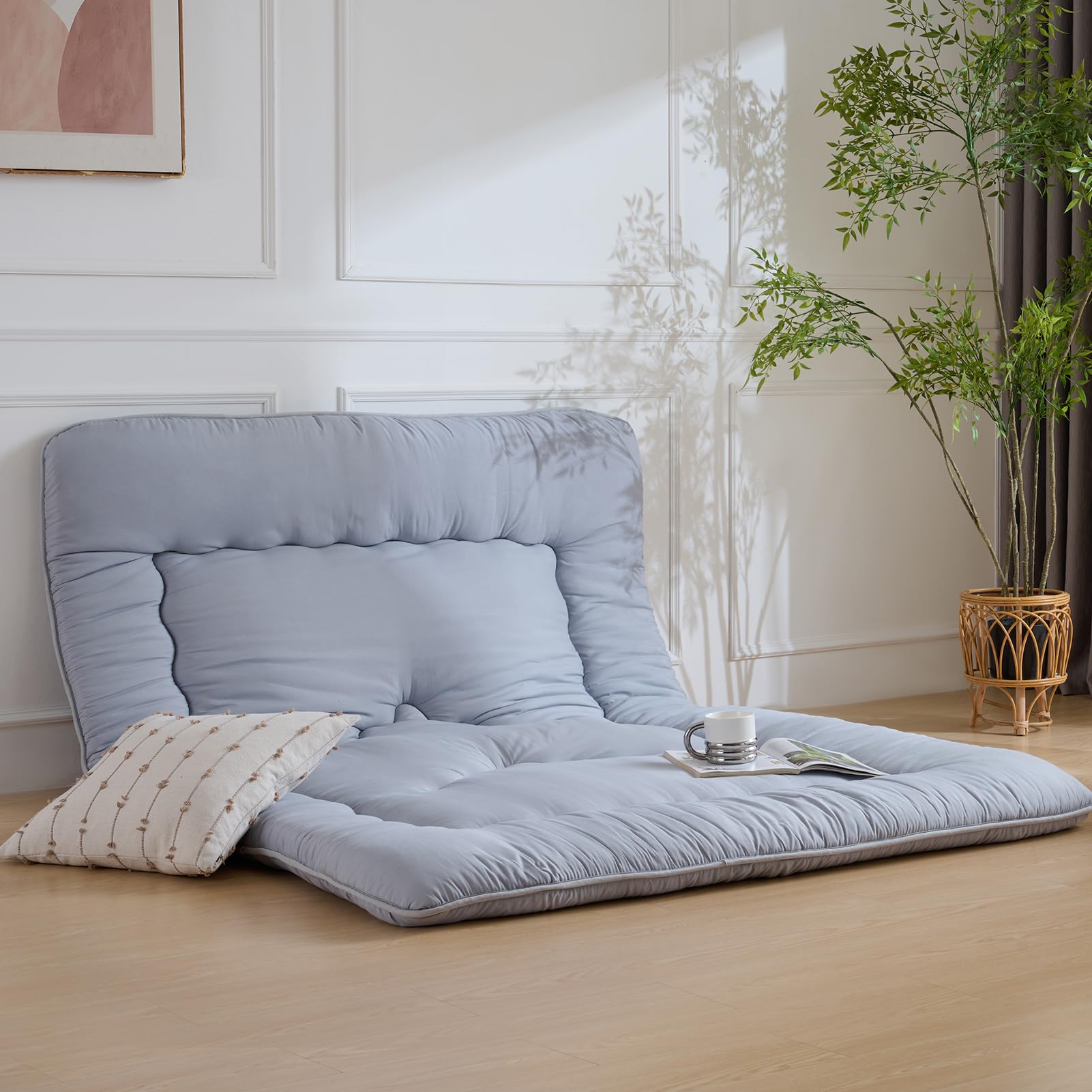 Ingdgnoso futon mattress foam balance, full size supports back with comfortable feel