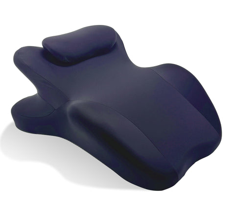 Ingdgnoso memory foam wedge pillow showing reading angle for neck and back support