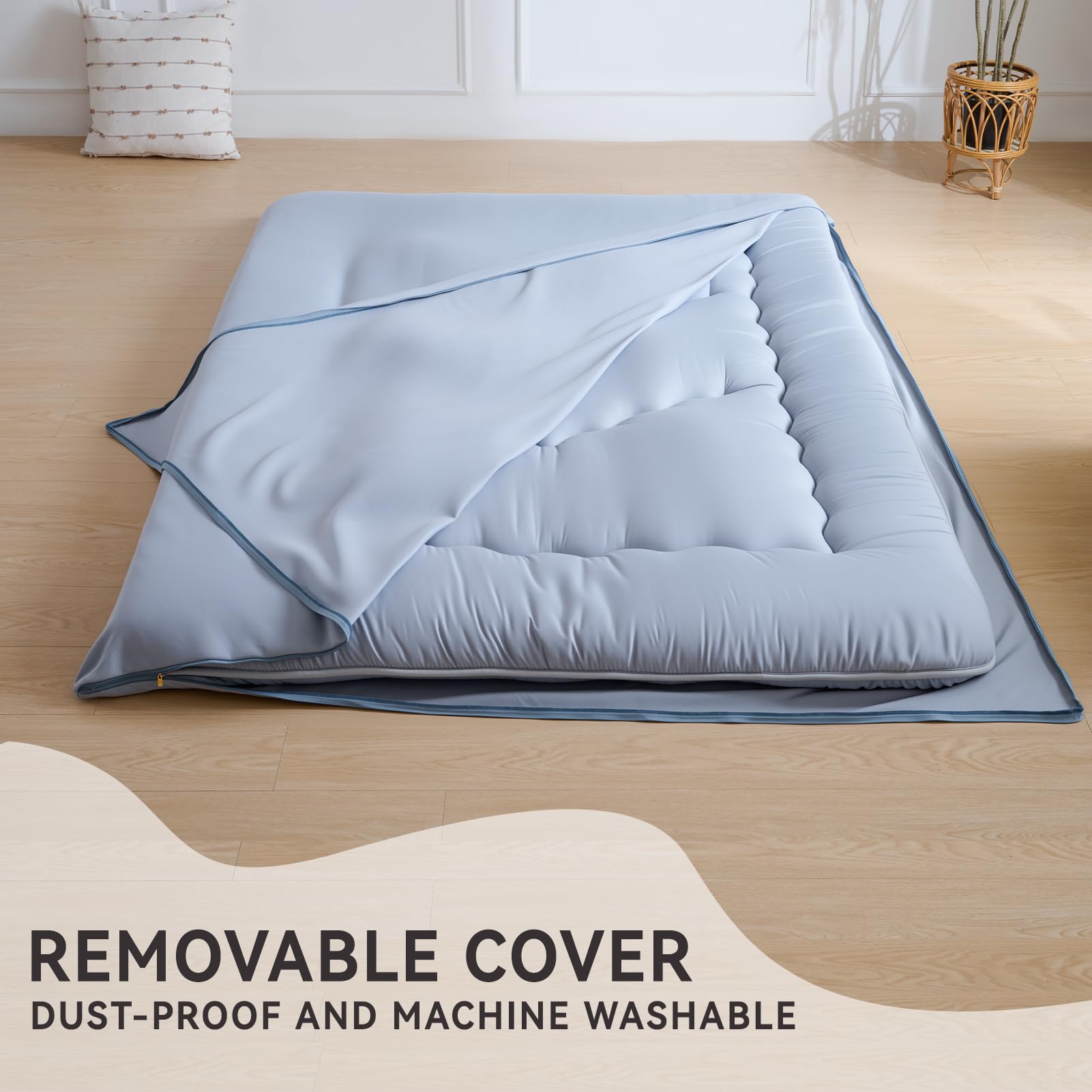 Ingdgnoso removable machine-washable cover for easy cleaning