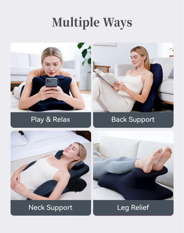 Ingdgnoso wedge pillow with removable machine-washable cover for easy care