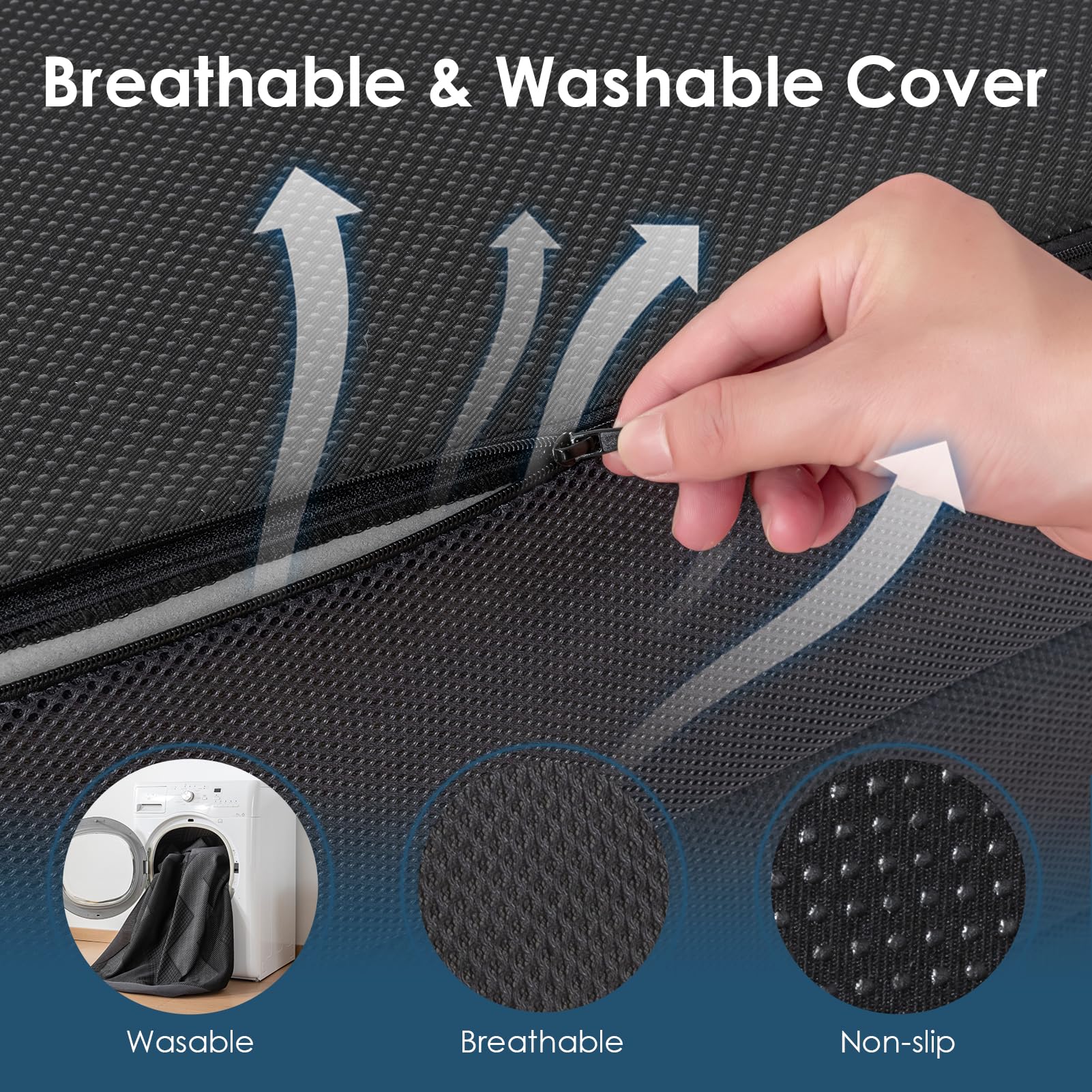 INGEROOM removable cover machine washable for quick care