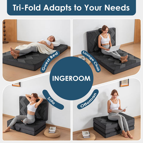 INGEROOM memory foam topper adds plush support for comfort